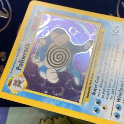 Poliwrath Holo Rare Pokemon TCG Base Set 13/102 LP + NM - - Image 4