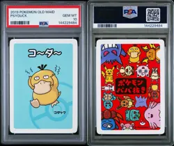 2019 Pokemon Psyduck Babanuki Old Maid Psa 10 - Image 3