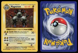 Magneton 9/102 Shadowless Holo Rare Base Set Pokemon - Image 3