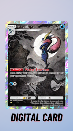 Greninja Full Art Deluxe Pack ex Pokemon TCG Pocket Trade 1 Star ⭐ (English) - Image 1