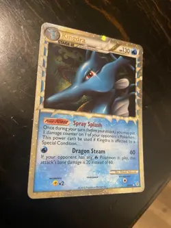 Pokemon Unleashed Kingdra (Prime) 85/95 Holo, LP - Image 1