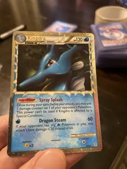 Pokemon Unleashed Kingdra (Prime) 85/95 Holo, LP - Image 3