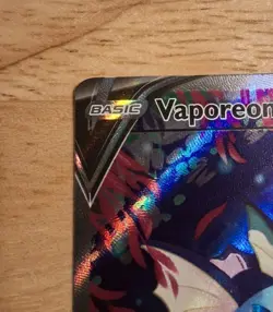 Pokemon TCG Vaporeon V Black Star Promo SWSH181 Near Mint - Image 5