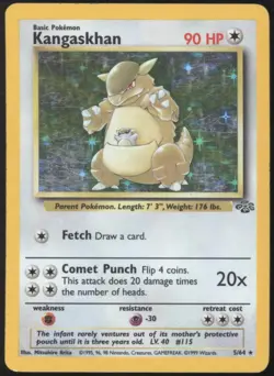 BR | (A) Pokemon TCG 1999 Jungle | Kangaskhan #5 HOLO Unlimited | MP- - Image 1