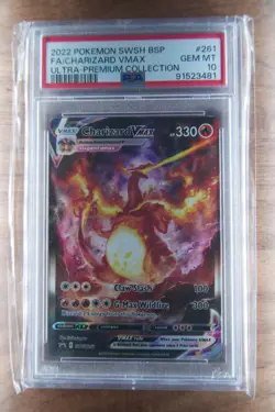 2022 Pokemon BSP Charizard VMAX SWSH161 Ultra-Premium Collection PSA 10 - Image 1