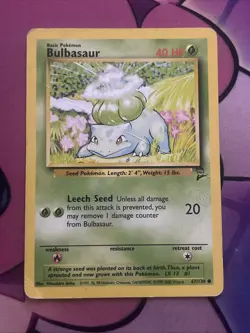 Vintage Pokemon Bulbasaur Base Set 2 67/130 WoTC - Image 1