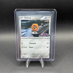 Meltan Pokemon Scarlet Violet Stellar Crown 102/142 Stamped Cosmos Holo SV NM - Image 1