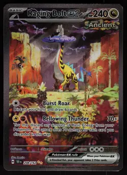 Raging Bolt ex 208/162 Special Illustration Rare Temporal Forces Pokemon - Image 1