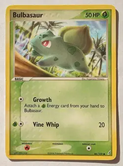 Pokemon - Bulbasaur - Crystal Guardians 46/100 - Common - LP - Image 1