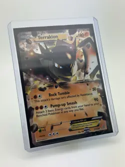 Pokemon TCG • Terrakion EX • B&W Dragons Exalted 71/124 • NM Rare Holo - Image 2
