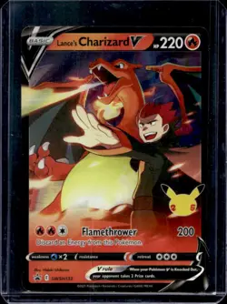 2019-2023 Pokemon SWSH Black Star Promos Lance's Charizard V #SWSH133 - Image 1