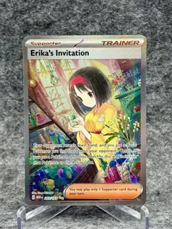 Erika's Invitation 203/165 Pokemon 151 Special Illustration Rare NM - Image 1