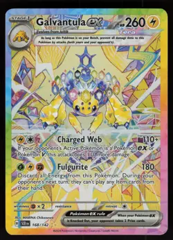 Galvantula ex 168/142 Special Illustration Rare Stellar Crown Pokemon - Image 1