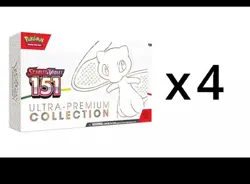 Pokemon Scarlet & Violet 151 Ultra-Premium Collection Box CASE (4 Boxes) SEALED! - Image 1