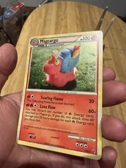 Magcargo Holo 6/90 NM Undaunted Rare 2010 Pokemon Swirled Up - Image 1