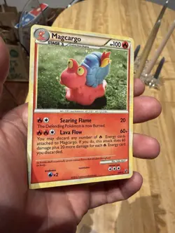 Magcargo Holo 6/90 NM Undaunted Rare 2010 Pokemon Swirled Up - Image 2