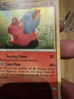 Magcargo Holo 6/90 NM Undaunted Rare 2010 Pokemon Swirled Up - Image 4