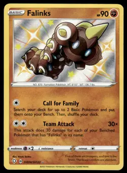 Pokemon TCG Shining Fates: Shiny Vault #SV074/SV122 Falinks NM - Image 1