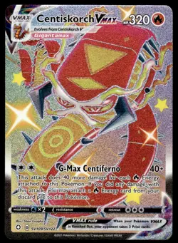 Pokemon TCG Shining Fates: Shiny Vault #SV109/SV122 Centiskorch VMAX NM - Image 1