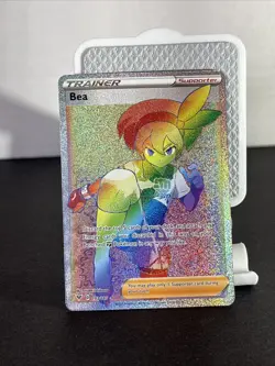 Pokemon Bea Vivid Voltage Trainer Full Art Secret Rare Rainbow, 193/185 - Image 1