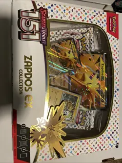 Pokemon TCG Scarlet and Violet 151 Zapdos EX Collection Box Sealed - Image 1
