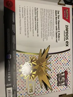 Pokemon TCG Scarlet and Violet 151 Zapdos EX Collection Box Sealed - Image 2
