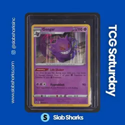 2020 POKEMON SWORD & SHIELD #085/202 GENGAR HOLO - Image 1