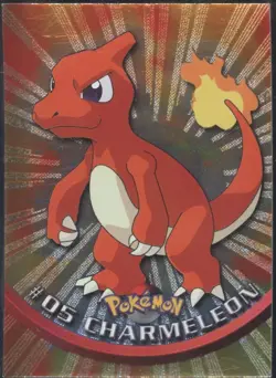 BR | Topps Pokemon 1999 TV Animation Series #1 | Charmeleon #05 Holo Black Logo - Image 1