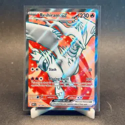RESHIRAM EX 158/086 WHITE FLARE POKEMON ENGLISH (FULL ART, NM) - Image 1