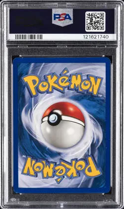 2002 POKEMON LEGENDARY COLLECTION #10 FLAREON-REVERSE FOIL PSA 8 - Image 2