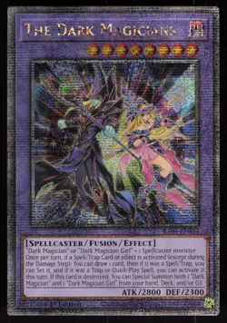 The Dark Magicians (Quarter Century Secret Rare) RA04-EN054 Yu-Gi-Oh - Image 1