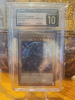 Dark Magician - Secret Rare QCDB-JP007 Quarter Century Duelist Box - YuGiOh OCG - Image 1