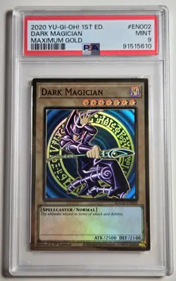 2020 YU-GI-OH! MAXIMUM GOLD Dark Magician MAGO-EN002 PSA 9 - Image 1