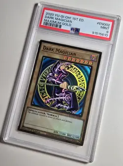2020 YU-GI-OH! MAXIMUM GOLD Dark Magician MAGO-EN002 PSA 9 - Image 3
