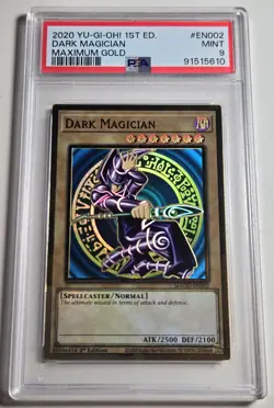 2020 YU-GI-OH! MAXIMUM GOLD Dark Magician MAGO-EN002 PSA 9 - Image 4