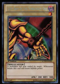 Left Arm of the Forbidden One LCYW-EN305 Secret Rare 1st Edition Yu-Gi-Oh - Image 1