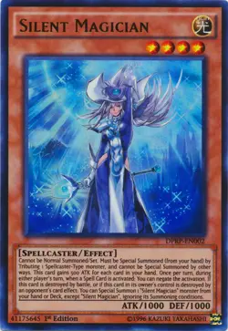 Silent Magician - DPRP-EN002 - Ultra Rare - 1st Edition NM Yugioh Duelist Pack: - Image 1