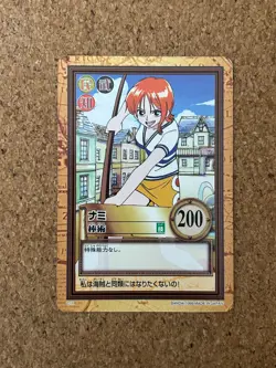 one piece carddass hyper battle 1999 NAMI first stage C11 anime card ② - Image 1