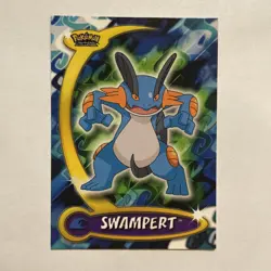 Swampert Pokemon Advanced Challenge Topps TCG Card 2004 #74 - Image 1
