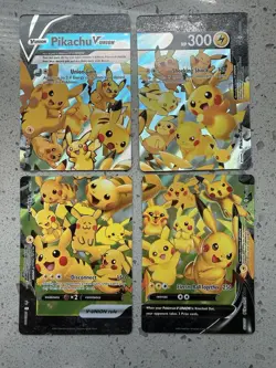 Pikachu V-Union [Set of 4] SWSH: Sword & Shield Promo Cards Holo - Image 1