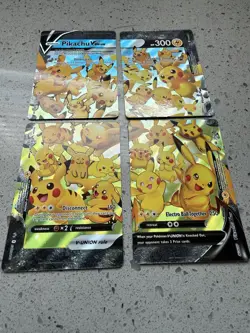 Pikachu V-Union [Set of 4] SWSH: Sword & Shield Promo Cards Holo - Image 2