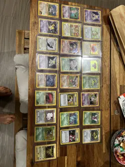 Big Lot Vintage and Modern Pokemon Cards Holo Rare Scarlet Violet Base Fossil - Image 1