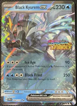 Black Kyurem ex (Surging Sparks Stamped) 048/191 Miscellaneous Cards - Pokemon - Image 1