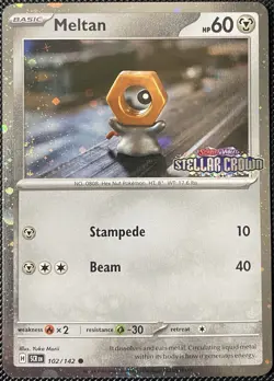 Meltan (Stellar Crown Stamped) 102/142 Miscellaneous Cards Holo - Pokemon - Image 1