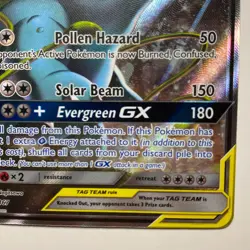 Pokemon TCG Card Celebi & Venusaur GX SM167 Promo Tag Team Holo NM #SM167 - Image 5