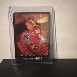 ONE PIECE HEROINES EDITION EB03 DON!! CARD (NAMI) FULL ART FOIL - Image 1