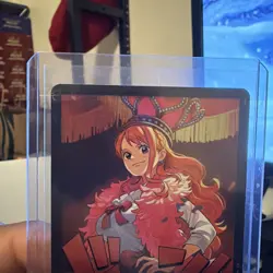 ONE PIECE HEROINES EDITION EB03 DON!! CARD (NAMI) FULL ART FOIL - Image 2