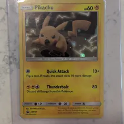Pokemon Pikachu SM227 Promo Holo 2019 Pikachu Project Basic Card - Image 3