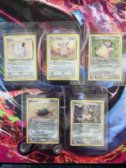 Lot of 5 Pokemon Classic Collection cards w/ Clefairy and Clefable! 😀 Bid Now! - Image 1