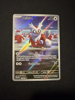 Delibird 152/132 Illustration Rare IR Pokemon Card Game TCG Mega Evolution Holo - Image 1